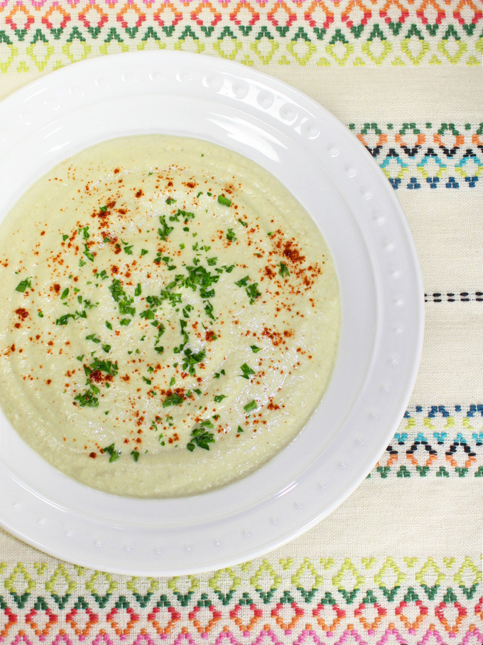 Raw Vegan Zucchini Hummus