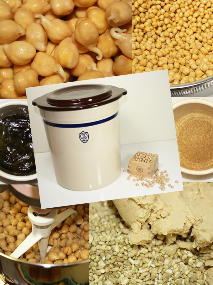 ひよこ豆味噌作りに挑戦！