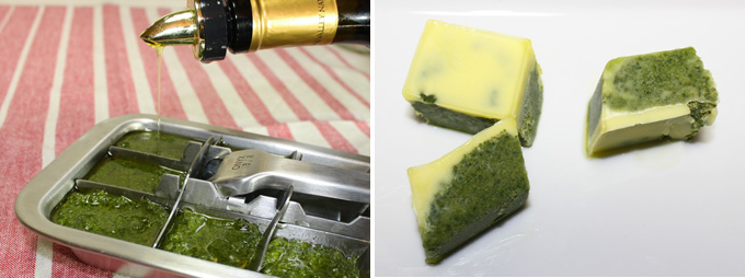 バジルペスト（ジェノベーゼ）のパスタ　ローフード