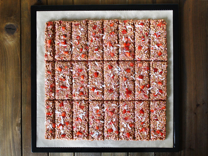 ストロベリー・グラノーラバー　ローフード