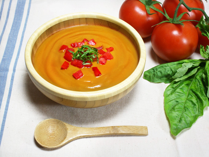 トマトバジルスープ